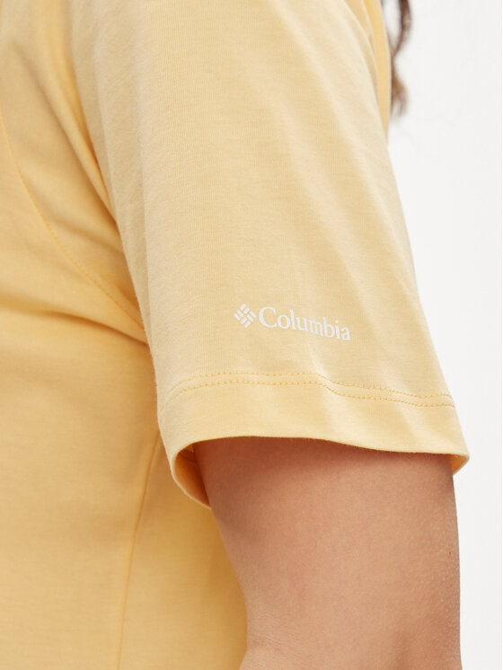 Columbia Columbia Tričko North Cascades™ 1992085 Žltá Relaxed Fit