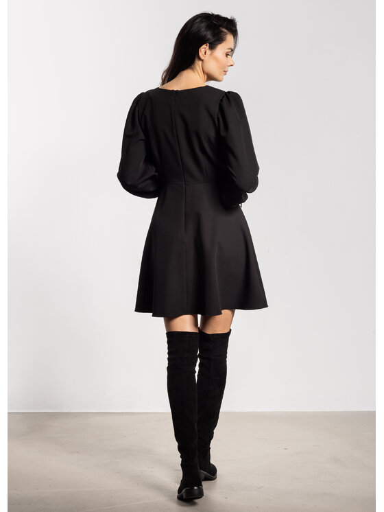 Awama Awama Vestito estivo A741 Nero Basic Fit