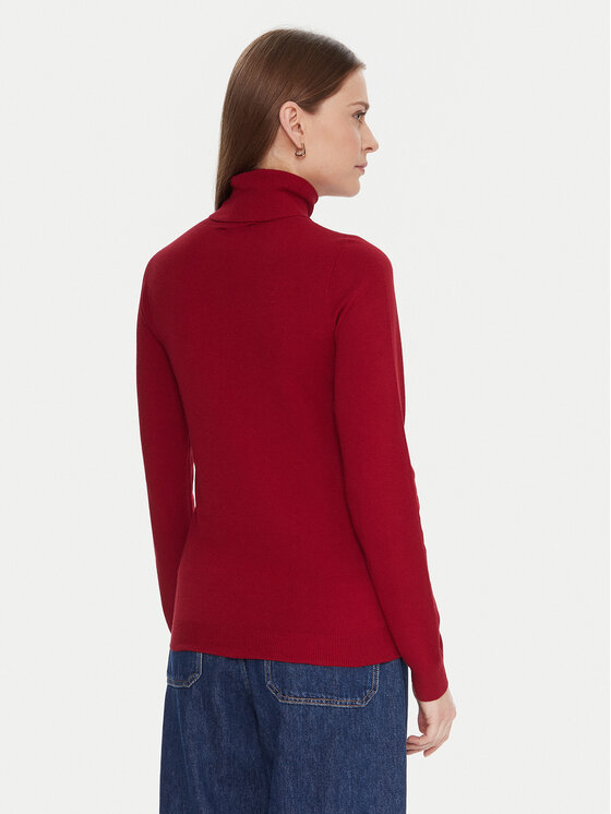 Kontatto Kontatto Rollkragenpullover 3M0824C Rot Regular Fit