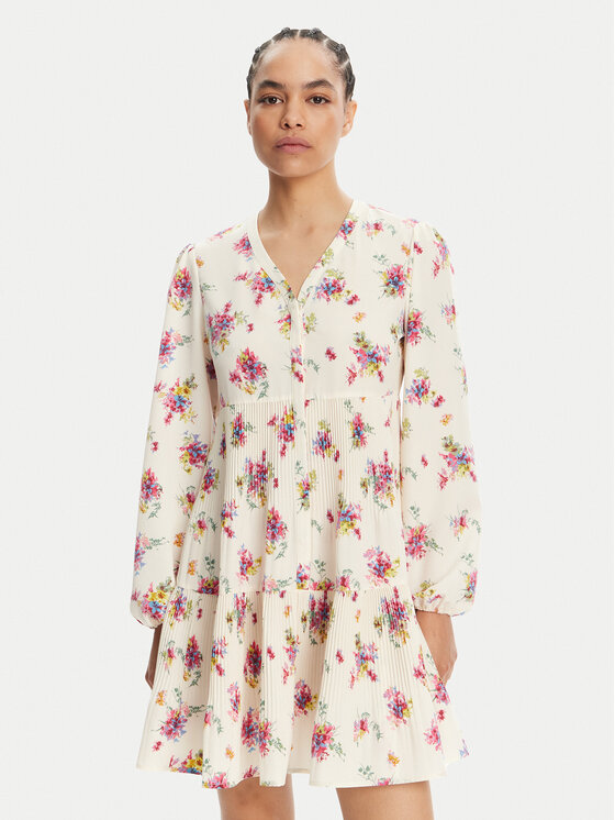 Liu Jo Liu Jo Každodenní šaty WA5168 T3786 Écru Relaxed Fit