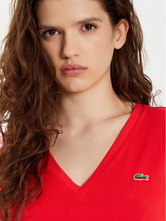 Lacoste Lacoste T-Shirt TF7300 Κόκκινο Regular Fit