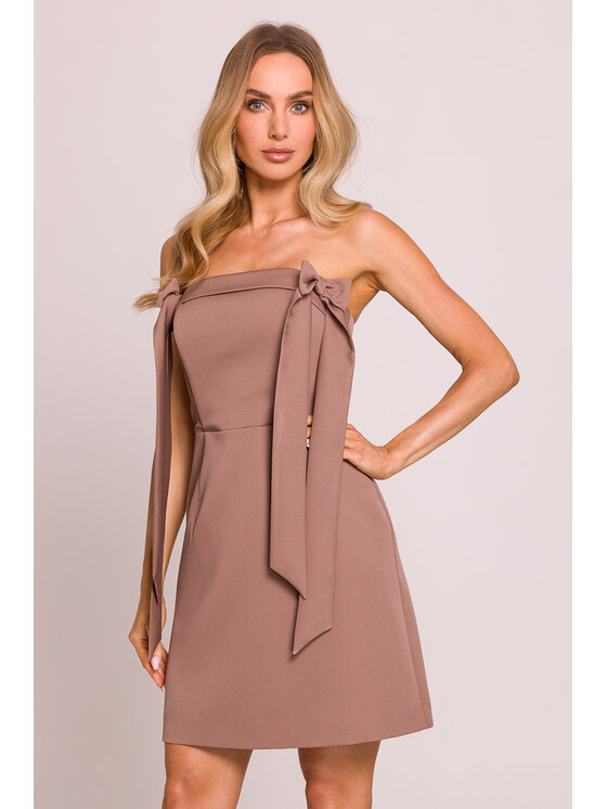 Made of Emotion Made of Emotion Abito da sera M851 Marrone Premium Fit