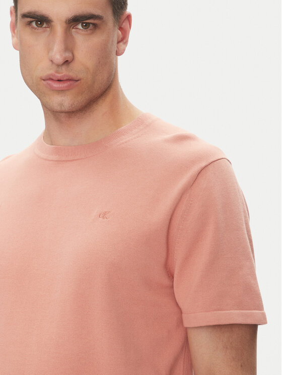 Calvin Klein Calvin Klein T-Shirt Supima LV04LC333G Korálová Regular Fit