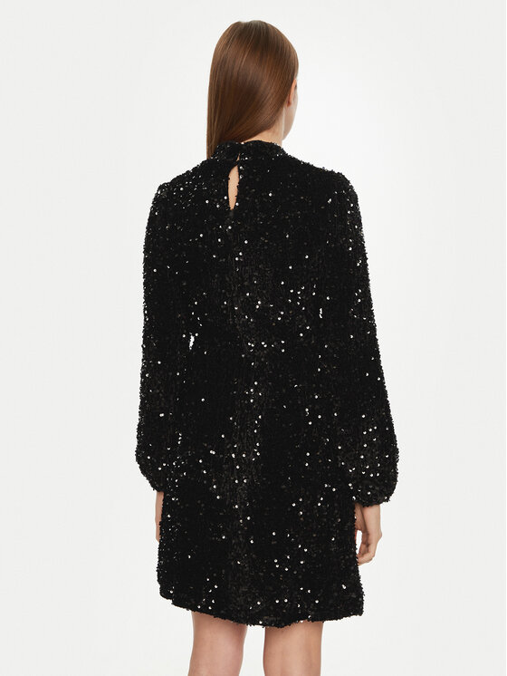 Vila Vila Коктейльна сукня 14103750 Чорний Regular Fit