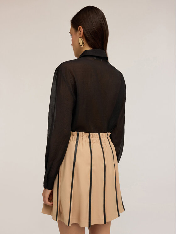 Motivi Motivi Gonna midi 1109W000681N012 Crema Flared Fit