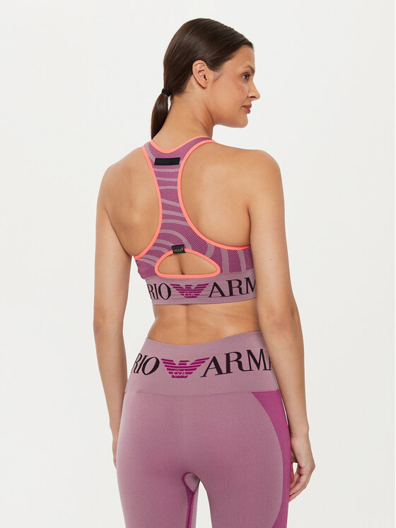 EA7 Emporio Armani EA7 Emporio Armani Sportski grudnjak 6DTH51 TJDGZ 2305 Ljubičasta
