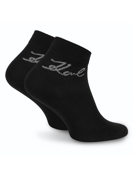 KARL LAGERFELD KARL LAGERFELD Hosszú zoknik A4W47032 Fekete