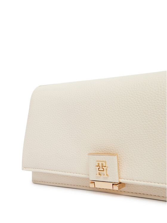 Tommy Hilfiger Tommy Hilfiger Torbica Th Her Chain Crossover AW0AW17403 Écru