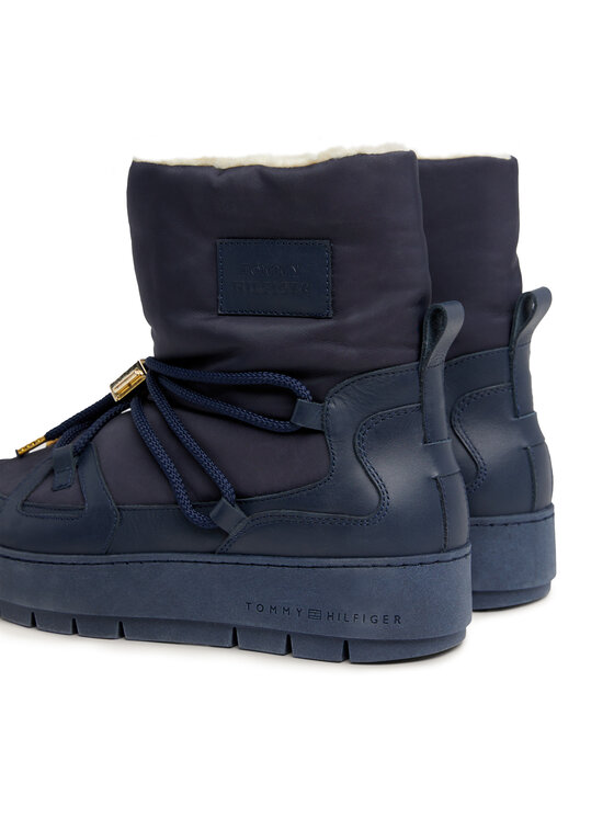 Tommy Hilfiger Tommy Hilfiger Μπότες Χιονιού Tommy Essential Snowboot FW0FW07504 Μπλε