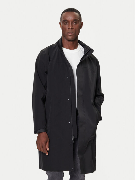 Calvin Klein Calvin Klein Cappotto di transizione LV04LD518G Nero Regular Fit