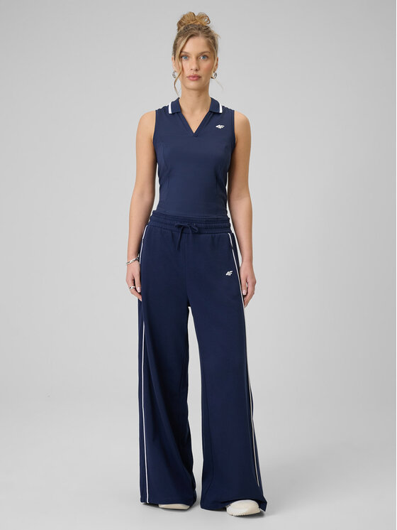 4F 4F Top 4FWSS26TSLEF238-31 Granatowy Active Fit
