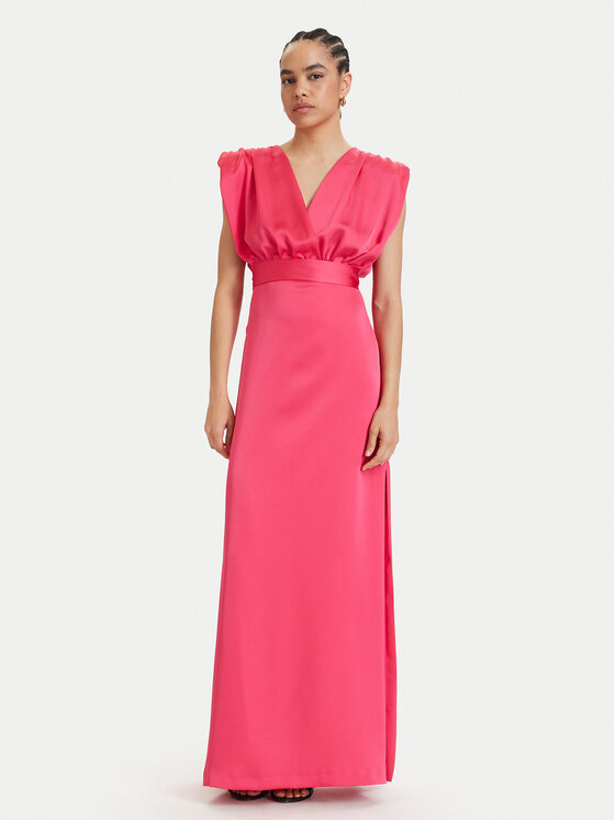 ACCESS FASHION ACCESS FASHION Sukienka wieczorowa 63-3309-122 Koralowy Regular Fit