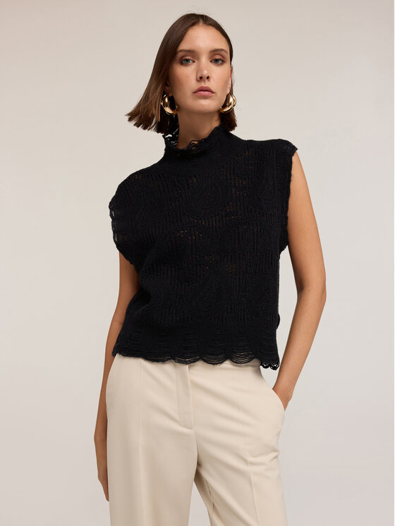 Motivi Motivi Maglione M471W003571N033 Nero Regular Fit