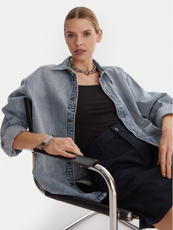 G-Star Raw G-Star Raw traper košulja D26853-D536-G339 Plava Oversize