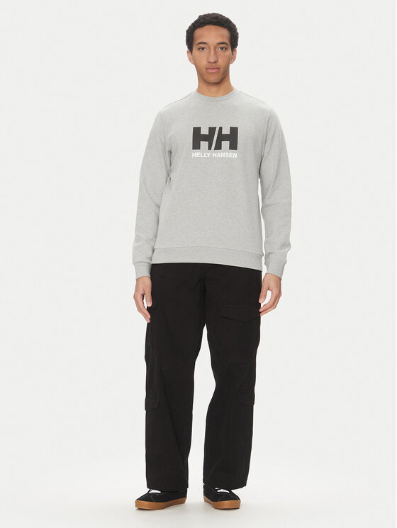 Helly Hansen Helly Hansen Bluză Logo Crew 30395 Gri Regular Fit