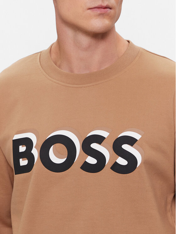 BOSS Boss Felpa Soleri 07 50507939 Beige Relaxed Fit