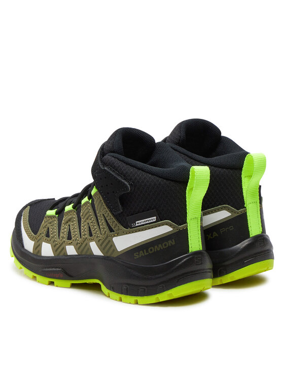 Salomon Salomon Παπούτσια πεζοπορίας Xa Pro V8 Mid Climasalomon™ Waterproof L47289600 Μαύρο