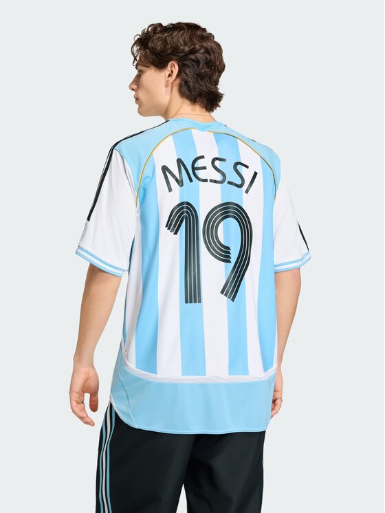 adidas adidas Koszulka techniczna Argentyna Messi Biały Regular Fit