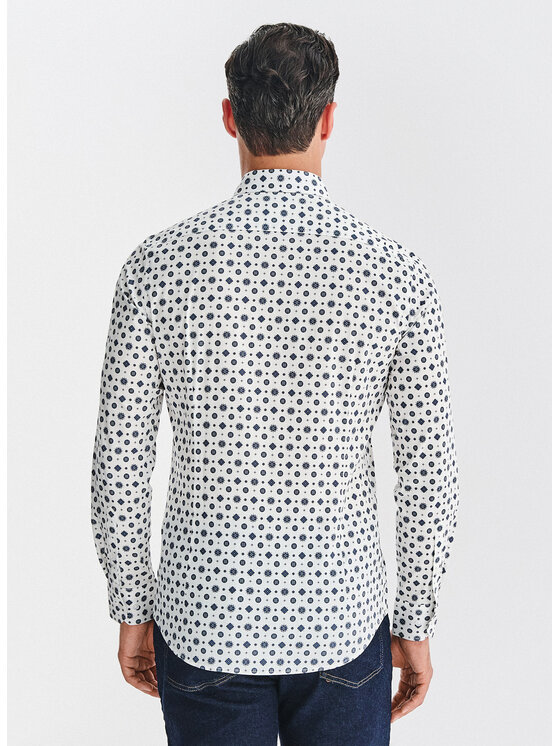 Pako Lorente Pako Lorente Koszula P25WF-1X-056 Biały Slim Fit