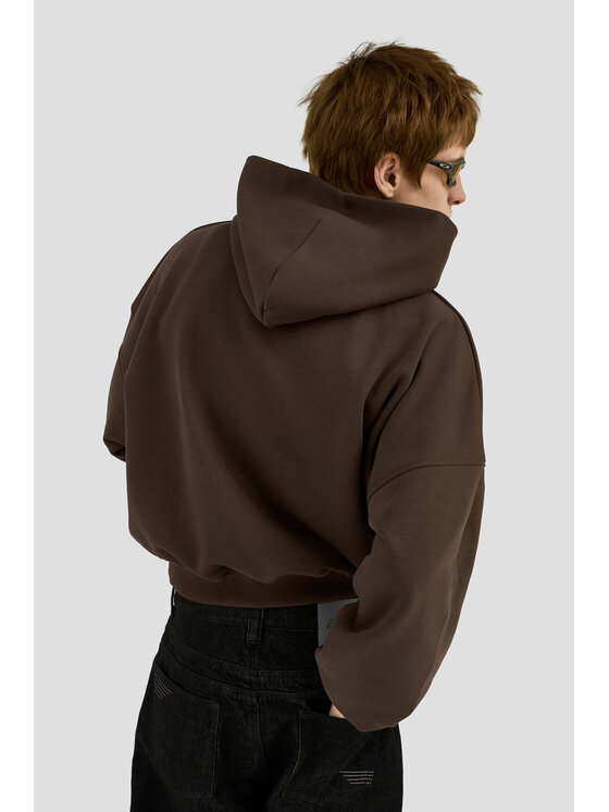 2005 2005 Bluza Uniform Brązowy Oversize