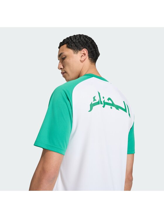 adidas adidas Koszulka techniczna Algeria 26 Home Pre-Match Jersey Biały Slim Fit