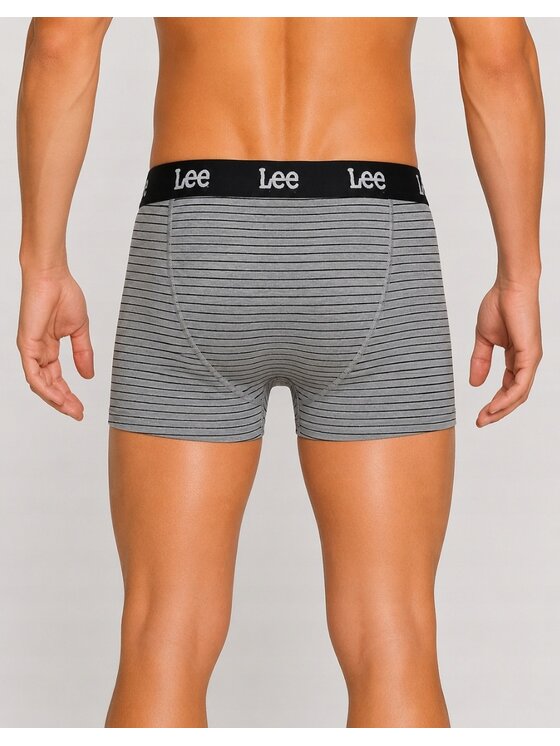 Lee Lee Bokserki Putney 3 Pack Cotton Elastane Trunks Kolorowy