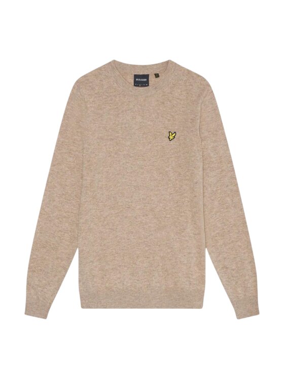 Lyle & Scott Lyle & Scott Sweter kn2114v-x320 Beżowy Regular Fit