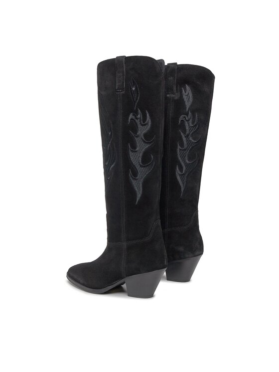 Bronx Bronx Καουμπόικες Μπότες & Μποτάκια High boots 14297-C Μαύρο