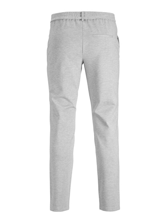 TeeShoppen TeeShoppen Spodnie garniturowe 'Perform Collection' Szary Slim Fit