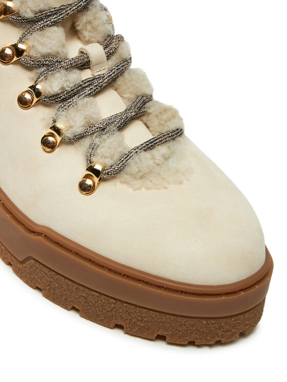 Pollini Pollini Čizme SA21254H0LTOA10A Écru
