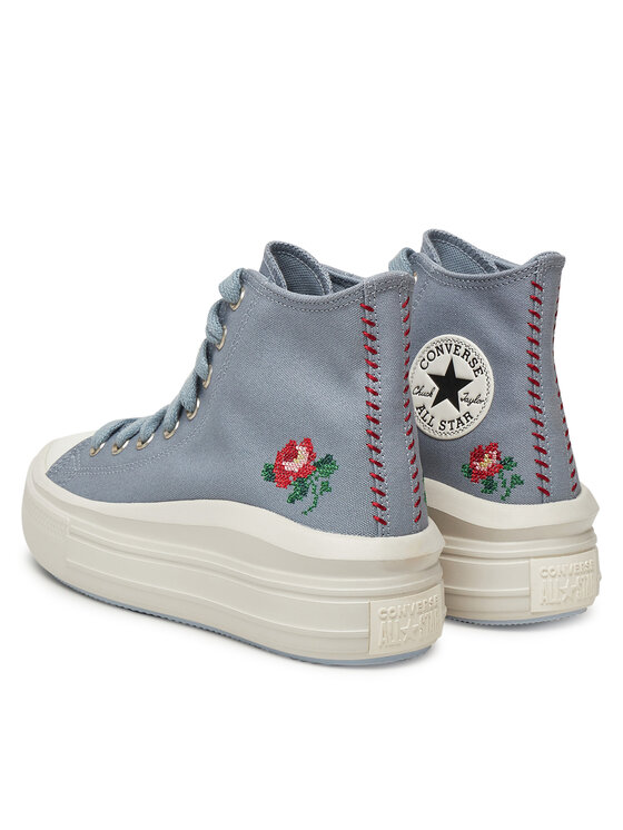Converse Converse Кецове Chuck Taylor All Star Move Platform Rose A12571C Сив