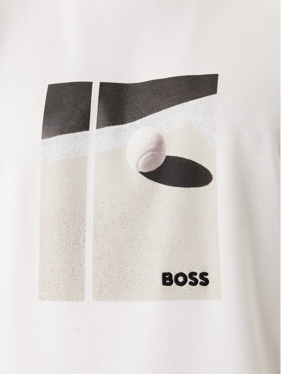 BOSS BOSS Тишърт 50554365 Бял Regular Fit