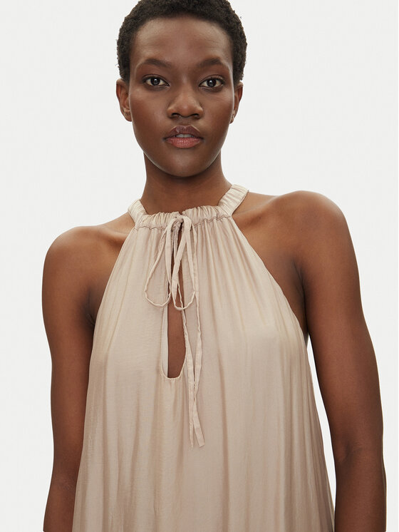 Bomboogie Bomboogie Літня сукня AW8993TSET5 Бежевий Relaxed Fit