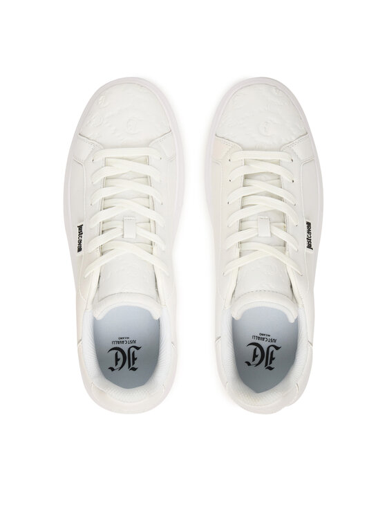 Just Cavalli Just Cavalli Sneakersy 79QA3SBE ZPB62 Bílá