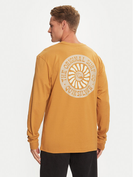 Quiksilver Quiksilver Majica dugih rukava Bloom Cycle EQYZT07707 Smeđa Regular Fit