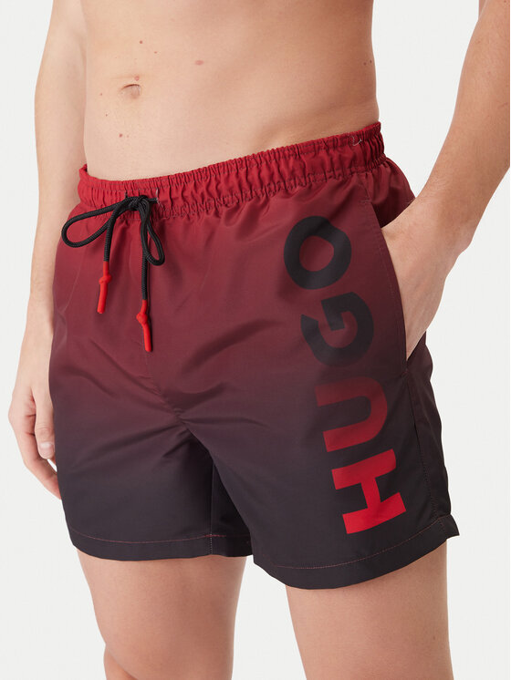 HUGO HUGO Szorty kąpielowe RAY 50555582 Czerwony Regular Fit