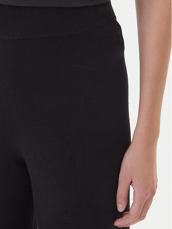 Kontatto Kontatto Megztos kelnės 3M0803C Juoda Regular Fit