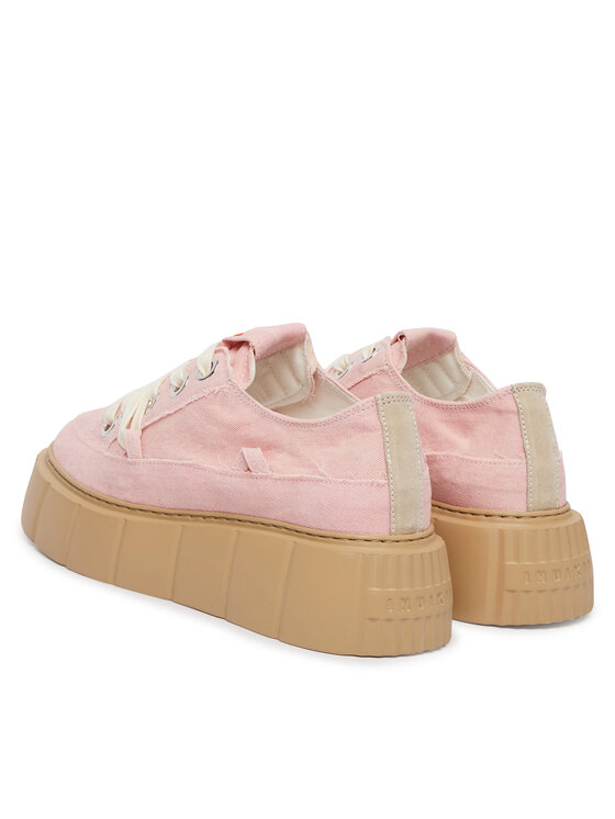 Inuikii Inuikii Sneakers Matilda Frayed 1001-001-0181 Hellrosa