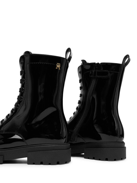 Tommy Hilfiger Tommy Hilfiger Ορειβατικά παπούτσια Lace-Up Bootie T4A5-34025-0775 D Μαύρο