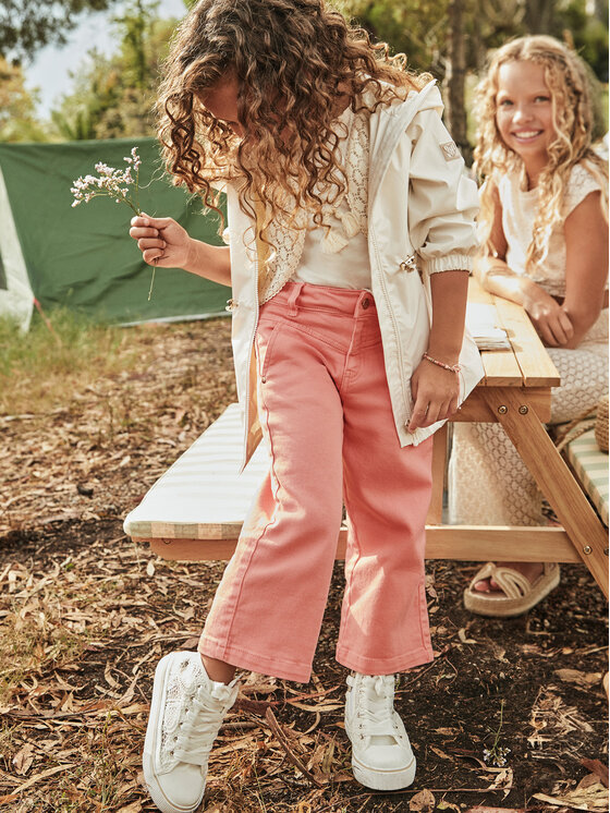 Mayoral Mayoral Jeans hlače 3555 Roza Relaxed Fit