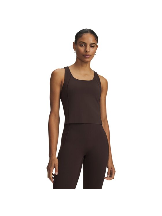Under Armour Under Armour Koszulka techniczna 6013248 Brązowy Slim Fit