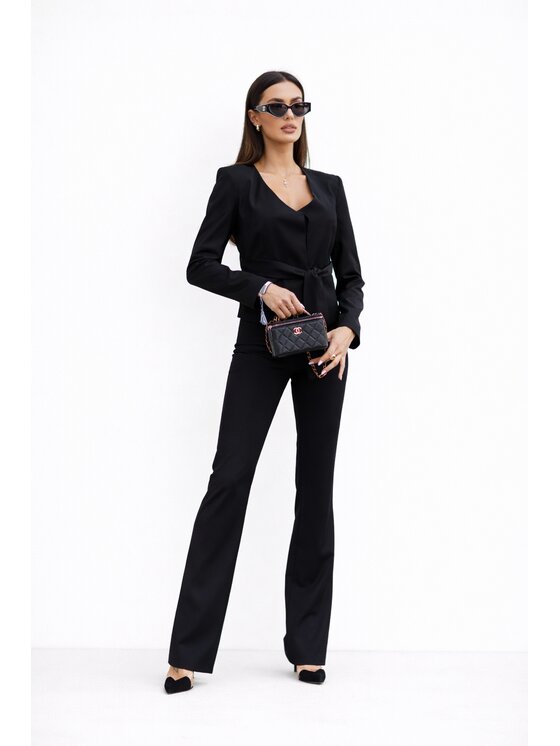 LilaLou LilaLou Garnitur Giselle Czarny Regular Fit