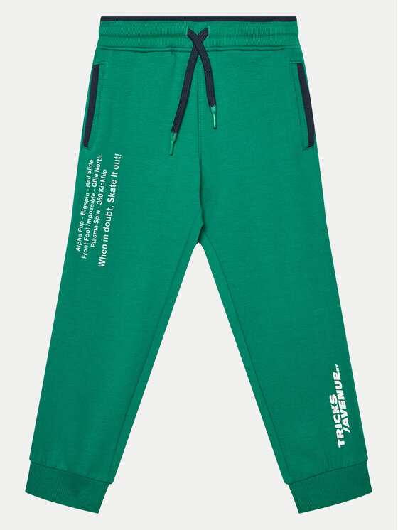 Original Marines Original Marines Donji dio trenerke DEA2600B Zelena Regular Fit