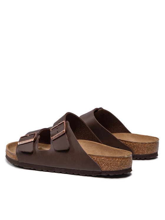Birkenstock Birkenstock Klapki Arizona Birko-Flor 0051701 Brązowy