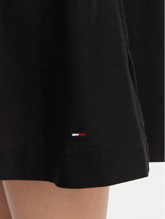 Tommy Jeans Tommy Jeans Vestito estivo DW0DW22343 Nero A-Line Fit