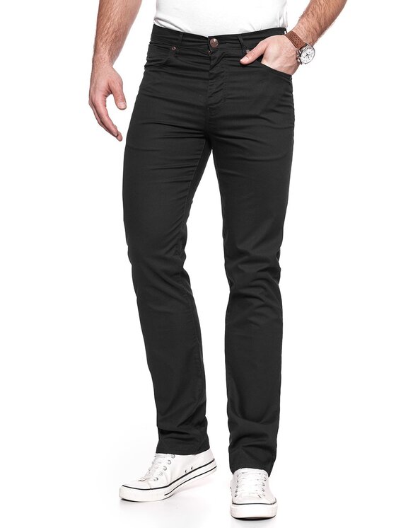 Wrangler Wrangler Pantaloni di tessuto ARIZONA Nero Straight Fit