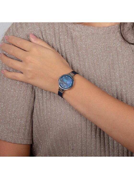 Obaku Obaku Zegarek V173LXCLML Niebieski