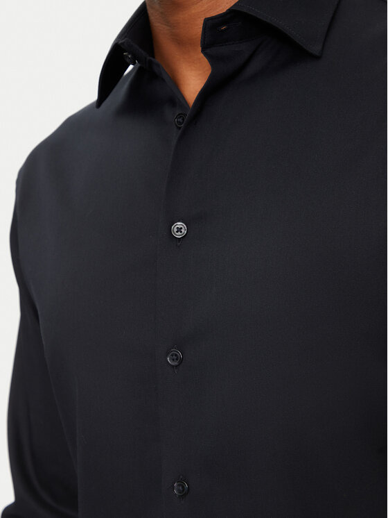 Selected Homme Selected Homme Πουκάμισο 16092939 Μαύρο Slim Fit