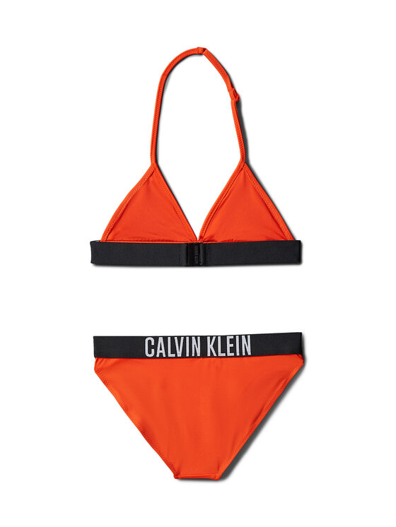 Calvin Klein Swimwear Calvin Klein Swimwear Jednodílné plavky KY0KY00090 Oranžová