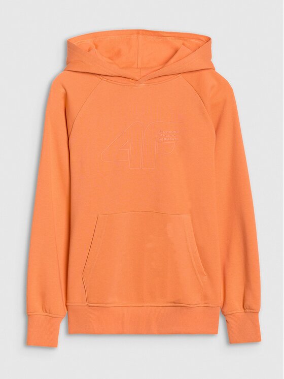 4F 4F Bluza 4FJWSS25TSWSM1712-70S Pomarańczowy Regular Fit